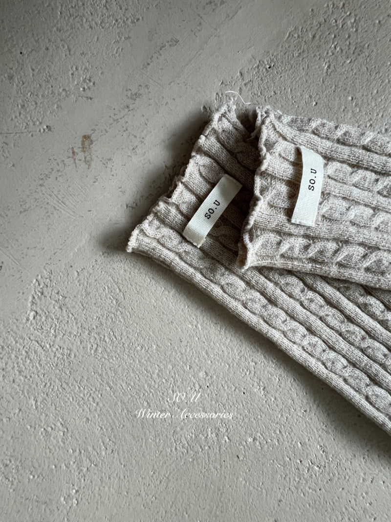 So U - Korean Baby Fashion - #babyoutfit - Cable Knit Leg Warmers - 7