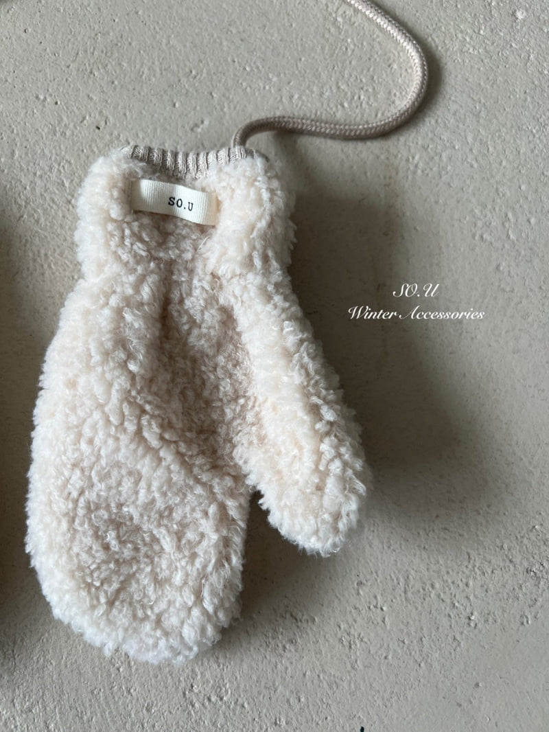 So U - Korean Baby Fashion - #babyoutfit - Boucle Mittens - 6