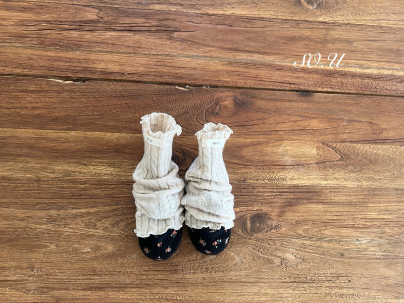 So U - Korean Baby Fashion - #babywear - Cable Knit Leg Warmers - 9