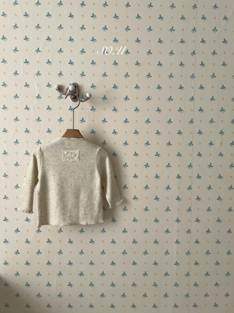 So U - Korean Baby Fashion - #babywear - Peach Half Turtleneck Wave Tee - 3
