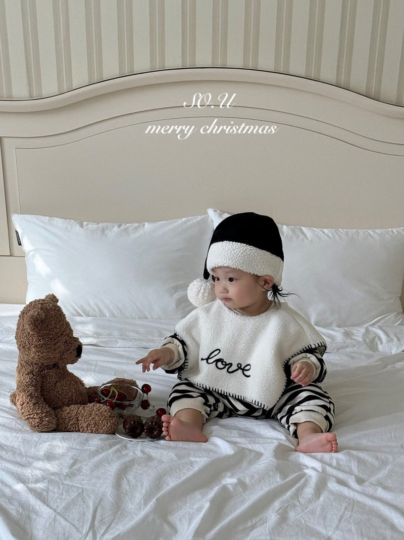 So U - Korean Baby Fashion - #onlinebabyshop - Santa Hat - 9