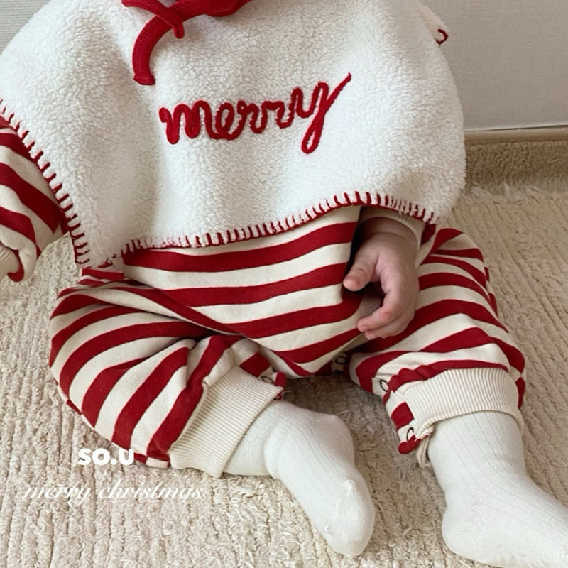 So U - Korean Baby Fashion - #onlinebabyshop - Embroidered Cape - 8