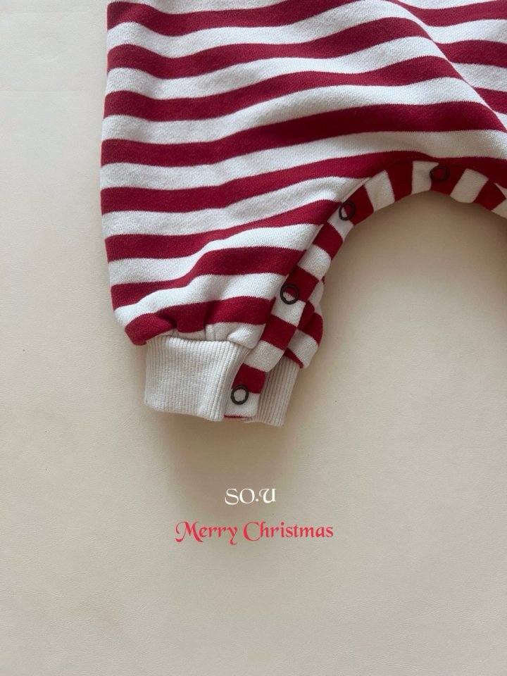 So U - Korean Baby Fashion - #onlinebabyshop - Christmas Button Suit - 6