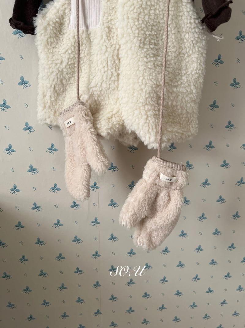 So U - Korean Baby Fashion - #onlinebabyshop - Boucle Mittens - 10