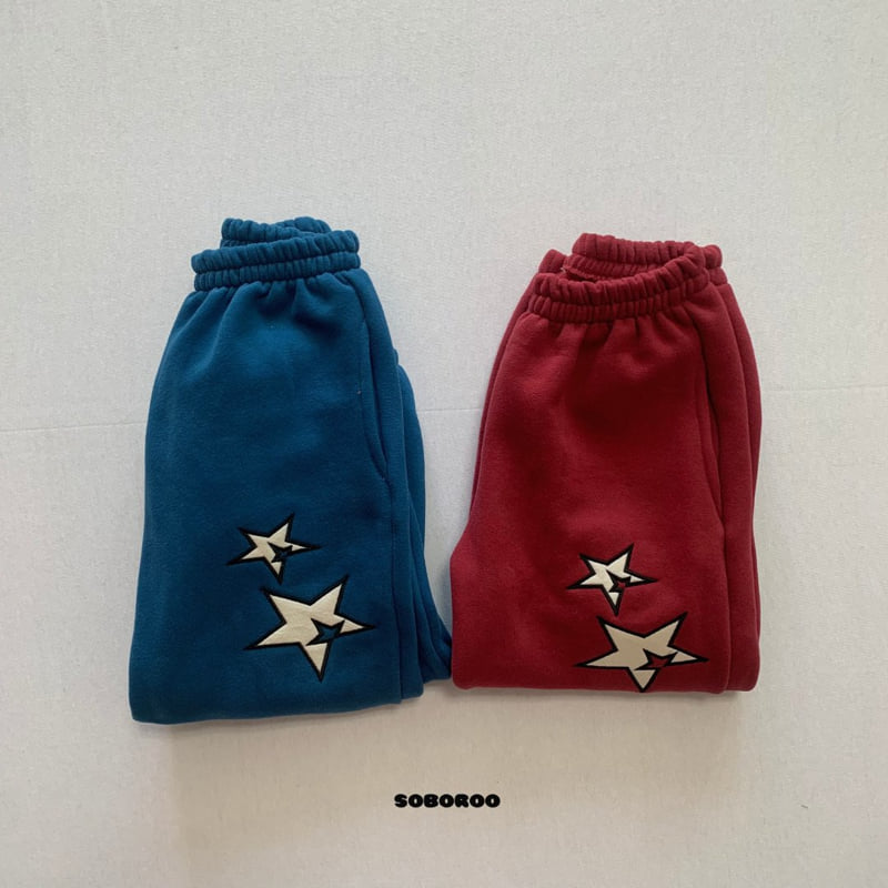 Soboroo - Korean Children Fashion - #childofig - Star Patch Pants