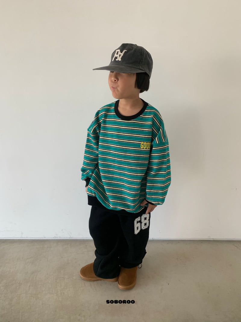 Soboroo - Korean Children Fashion - #childofig - Good Stripe Sweatshirt - 5
