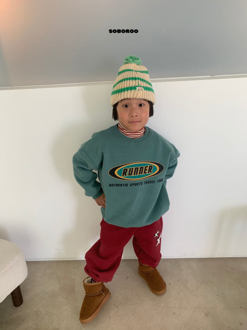 Soboroo - Korean Children Fashion - #childrensboutique - Runner Sweatshirt - 7