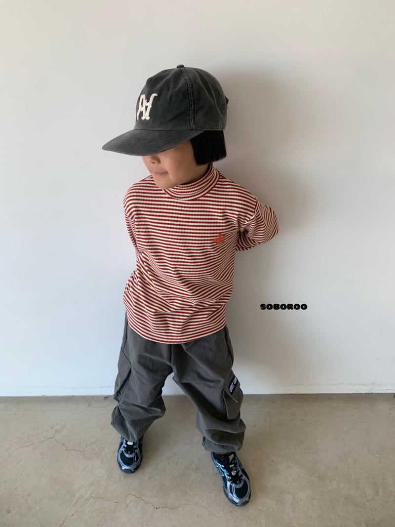 Soboroo - Korean Children Fashion - #designkidswear - Short Turtleneck Tee - 3