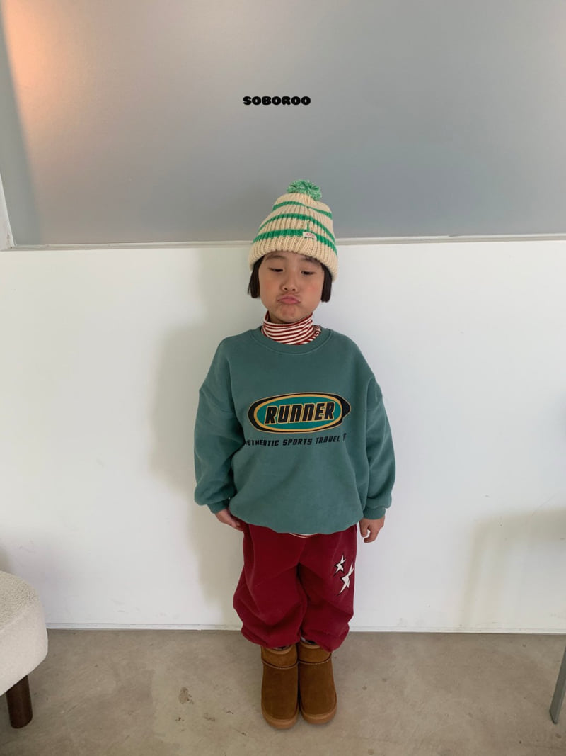 Soboroo - Korean Children Fashion - #discoveringself - Runner Sweatshirt - 9