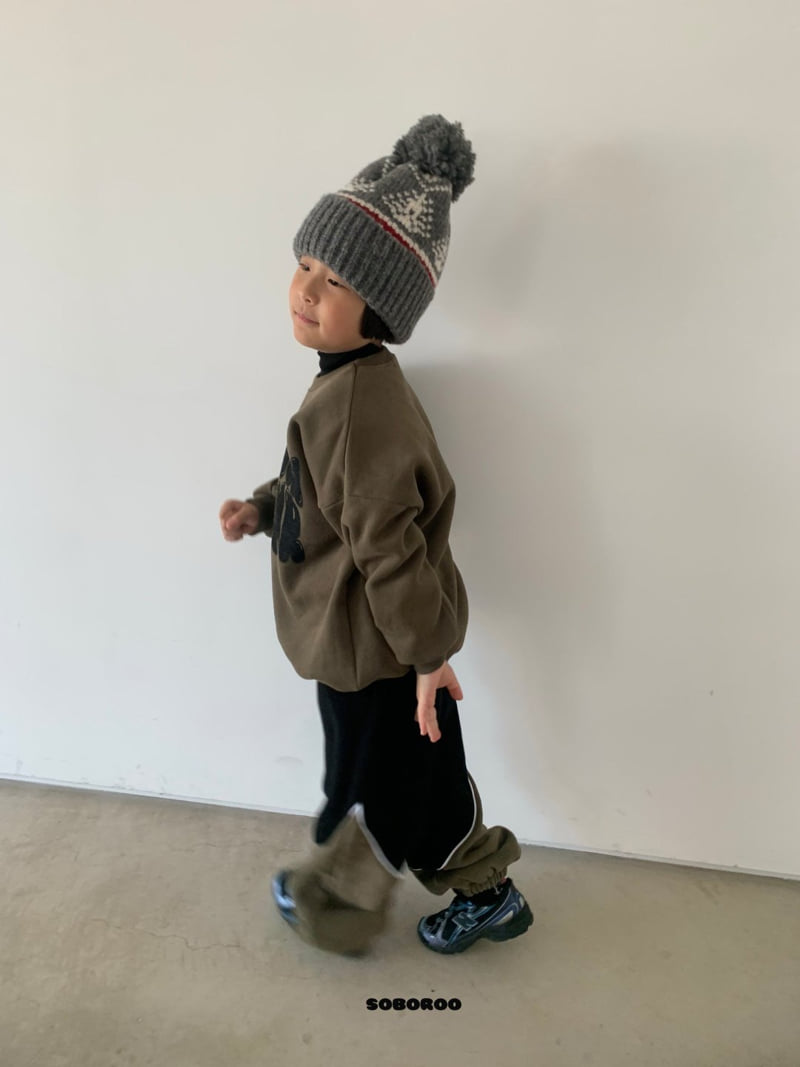 Soboroo - Korean Children Fashion - #discoveringself - Diagonal Line Pants - 6