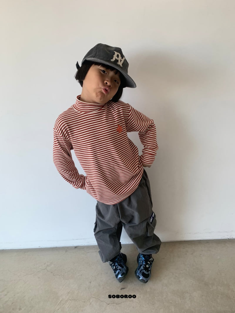 Soboroo - Korean Children Fashion - #designkidswear - Short Turtleneck Tee - 4