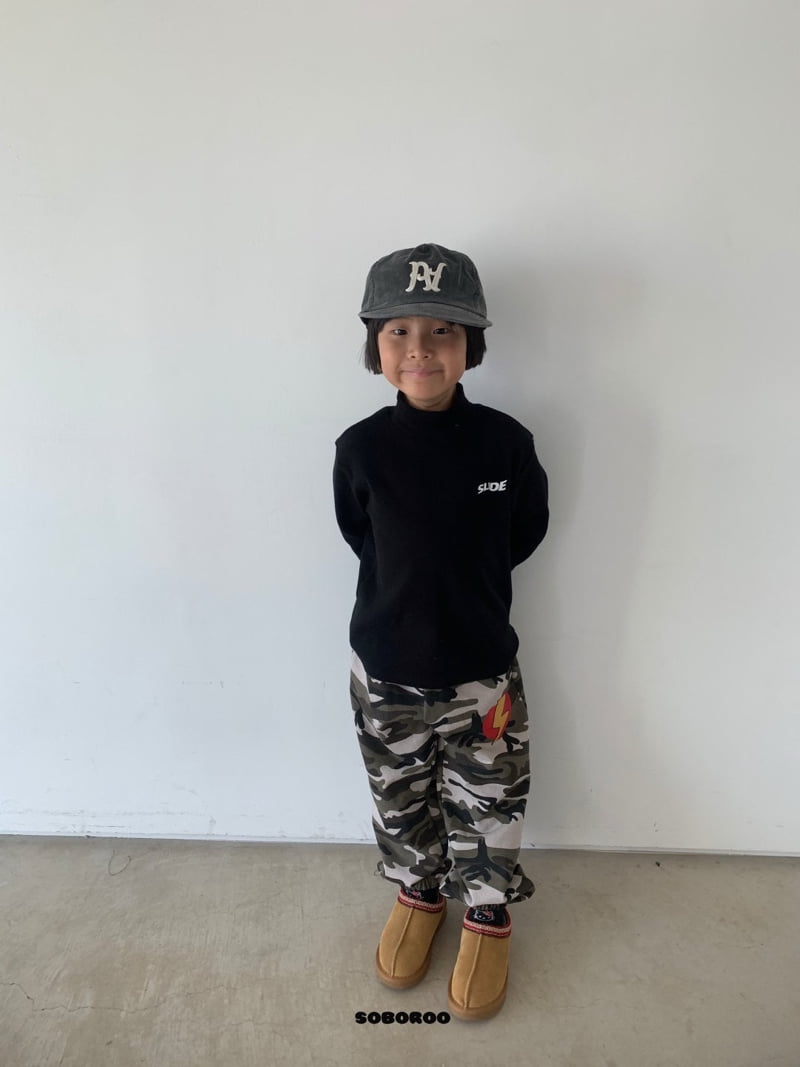 Soboroo - Korean Children Fashion - #discoveringself - Heart Camo Pants - 4