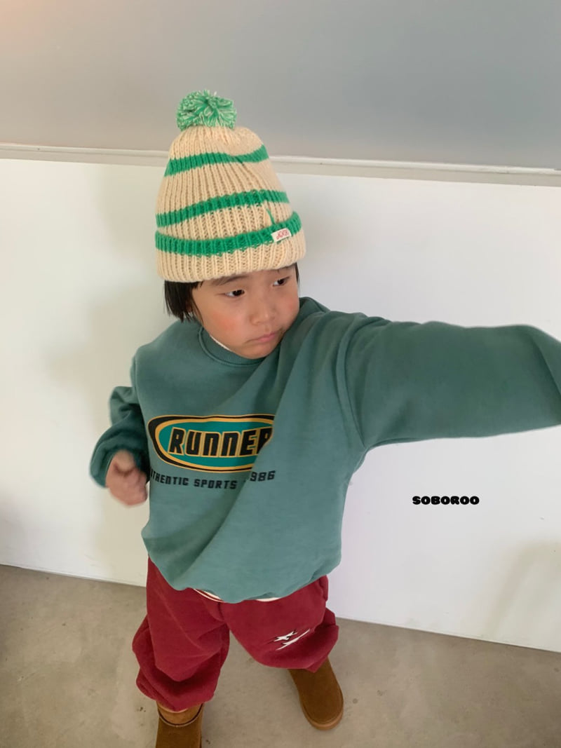 Soboroo - Korean Children Fashion - #fashionkids - Runner Sweatshirt - 10