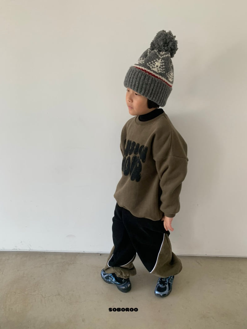 Soboroo - Korean Children Fashion - #fashionkids - Diagonal Line Pants - 7
