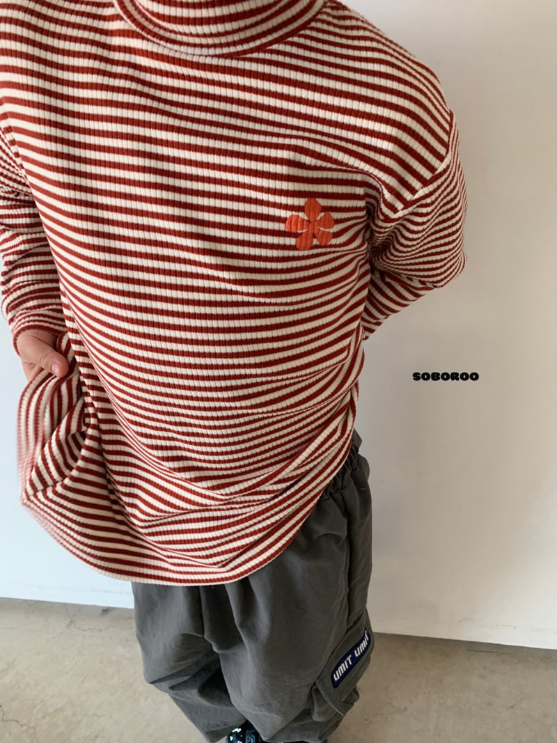 Soboroo - Korean Children Fashion - #fashionkids - Short Turtleneck Tee - 5
