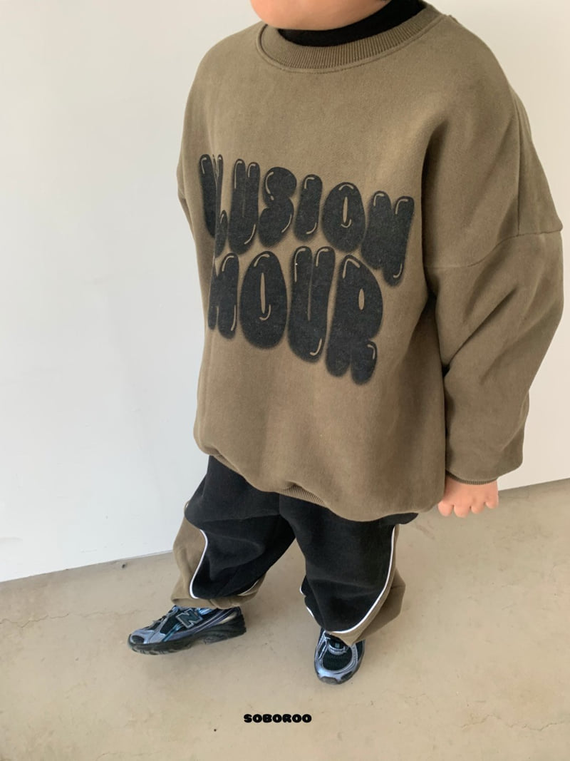 Soboroo - Korean Children Fashion - #kidsshorts - Illusion Sweatshirt - 6