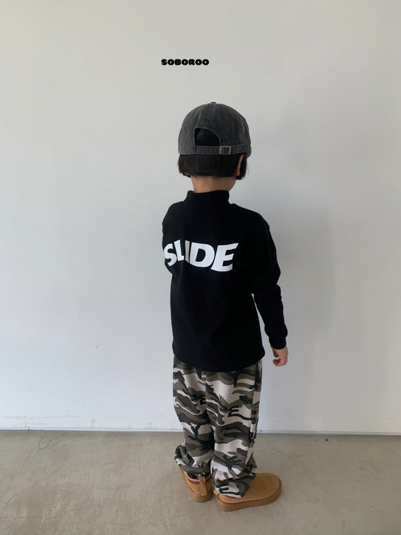 Soboroo - Korean Children Fashion - #kidsshorts - Heart Camo Pants - 5