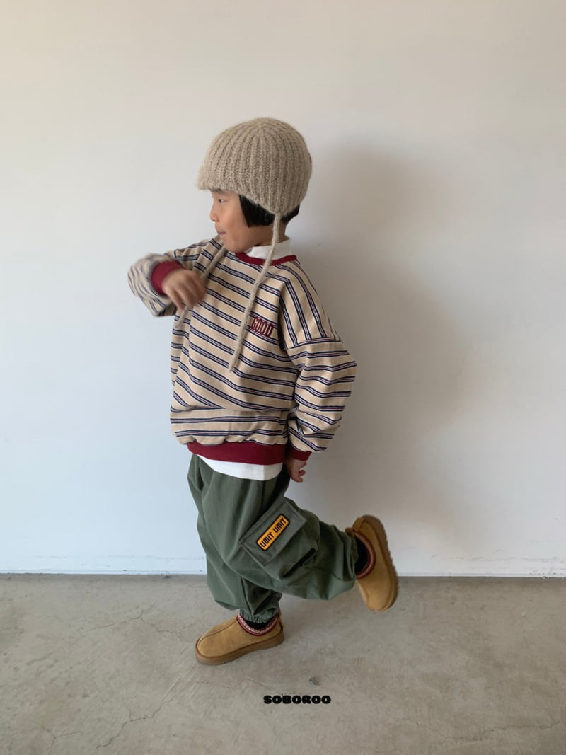 Soboroo - Korean Children Fashion - #fashionkids - Limit Cargo Jogger Pants - 4