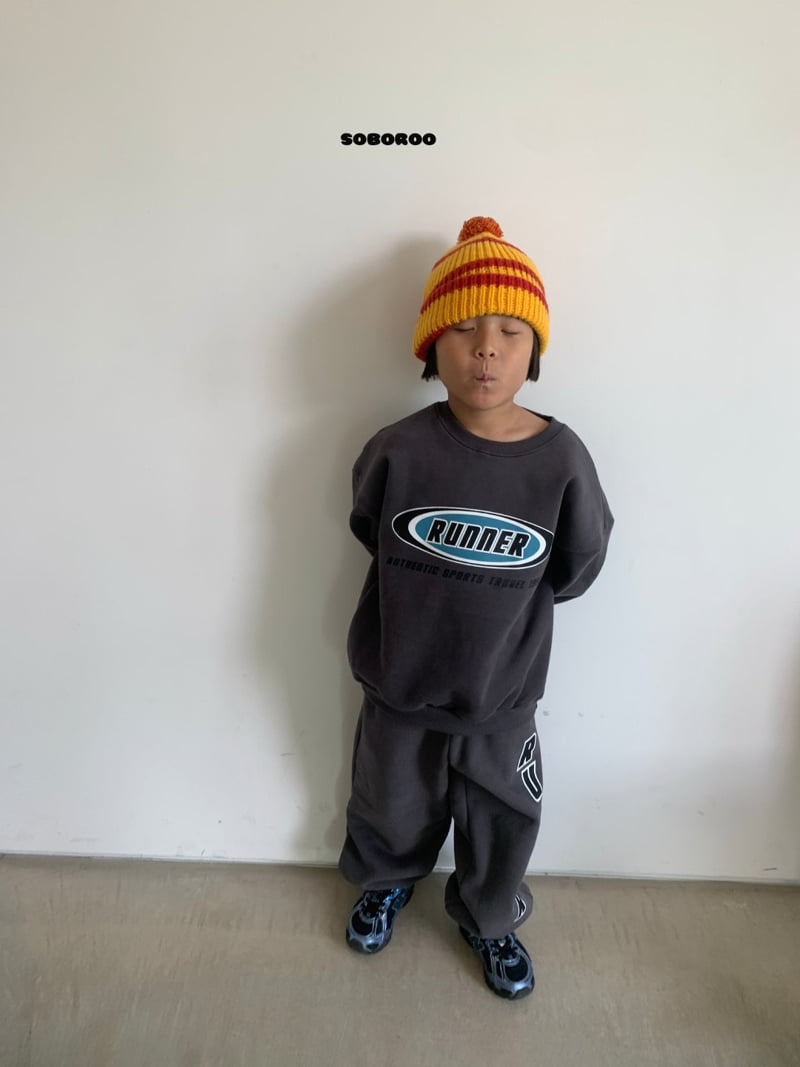 Soboroo - Korean Children Fashion - #kidsshorts - Runner Sweatshirt - 11