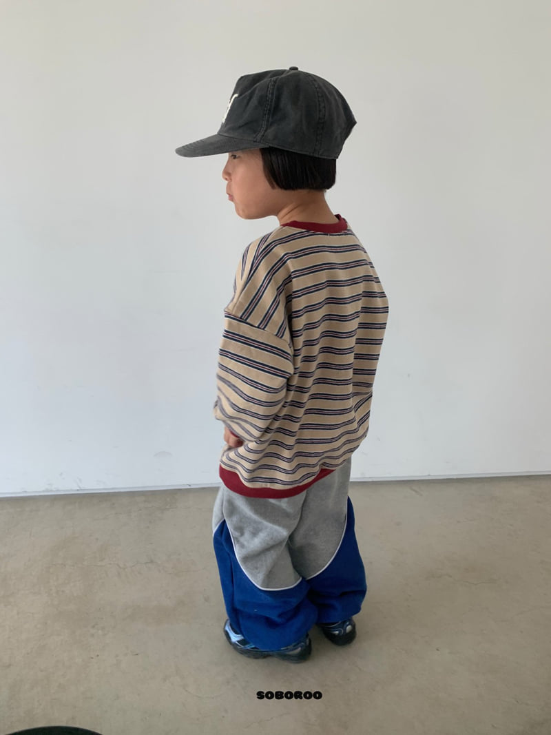 Soboroo - Korean Children Fashion - #kidsshorts - Good Stripe Sweatshirt - 10