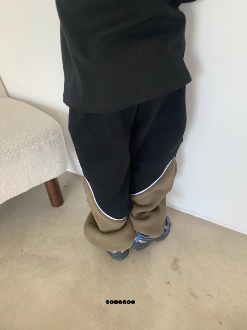 Soboroo - Korean Children Fashion - #kidsshorts - Diagonal Line Pants - 8
