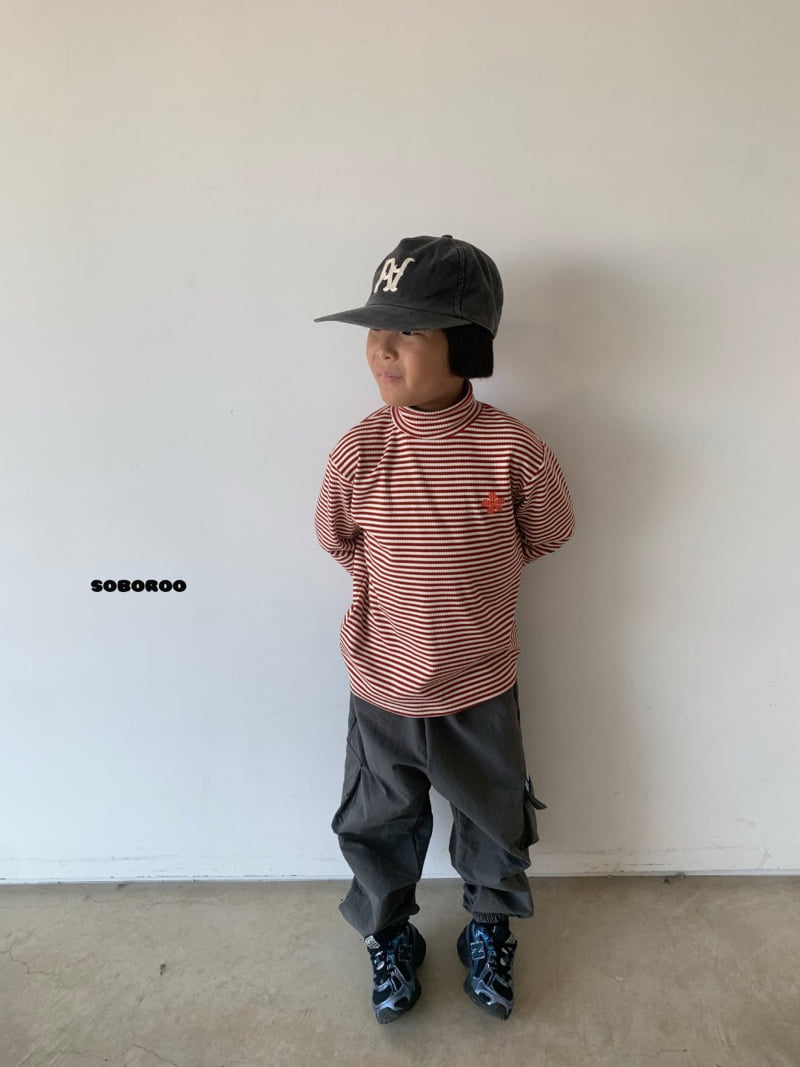 Soboroo - Korean Children Fashion - #kidsshorts - Short Turtleneck Tee - 6