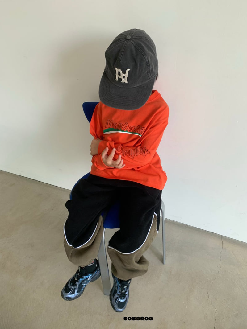 Soboroo - Korean Children Fashion - #kidsstore - Diagonal Line Pants - 9