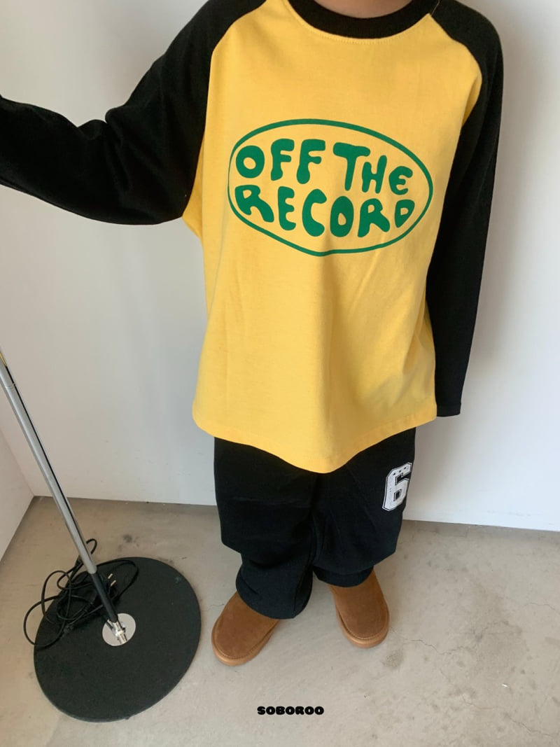 Soboroo - Korean Children Fashion - #littlefashionista - Off Raglan Tee - 5