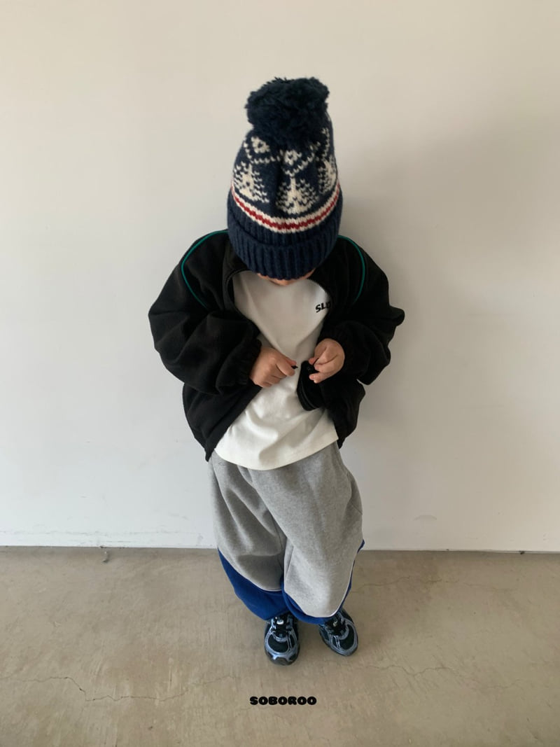 Soboroo - Korean Children Fashion - #littlefashionista - Diagonal Line Pants - 12