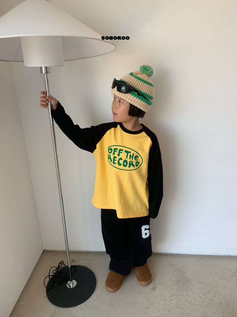Soboroo - Korean Children Fashion - #magicofchildhood - Off Raglan Tee - 6