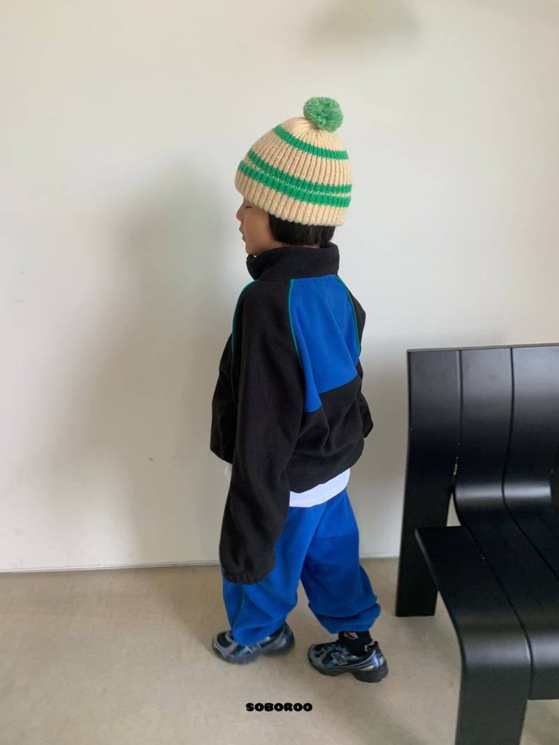 Soboroo - Korean Children Fashion - #minifashionista - Piping Fleece Pants - 9