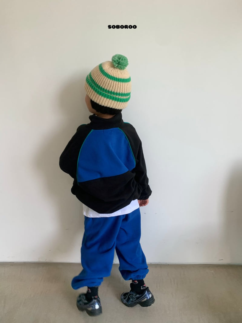 Soboroo - Korean Children Fashion - #prettylittlegirls - Piping Fleece Pants - 10
