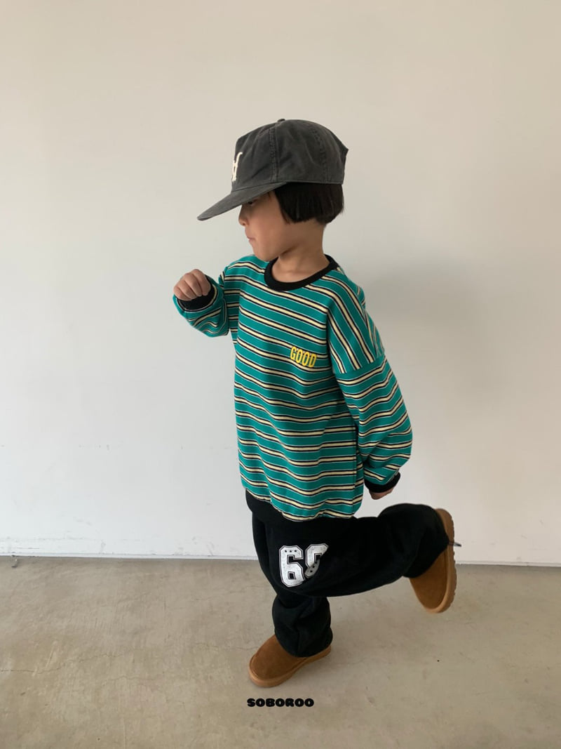 Soboroo - Korean Children Fashion - #toddlerclothing - Good Stripe Sweatshirt - 4