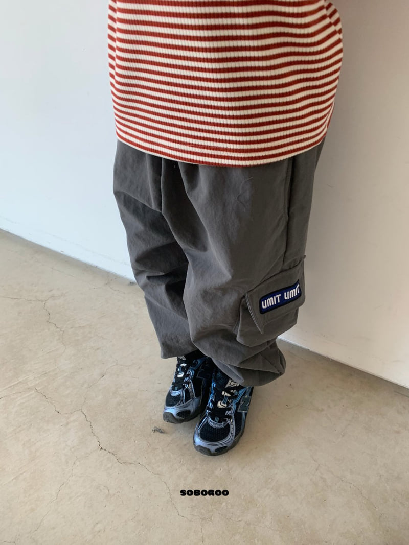 Soboroo - Korean Children Fashion - #todddlerfashion - Limit Cargo Jogger Pants - 12