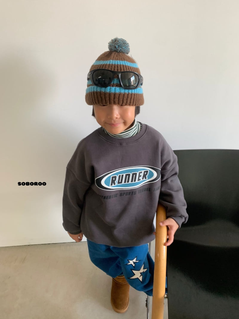 Soboroo - Korean Children Fashion - #todddlerfashion - Runner Sweatshirt - 3