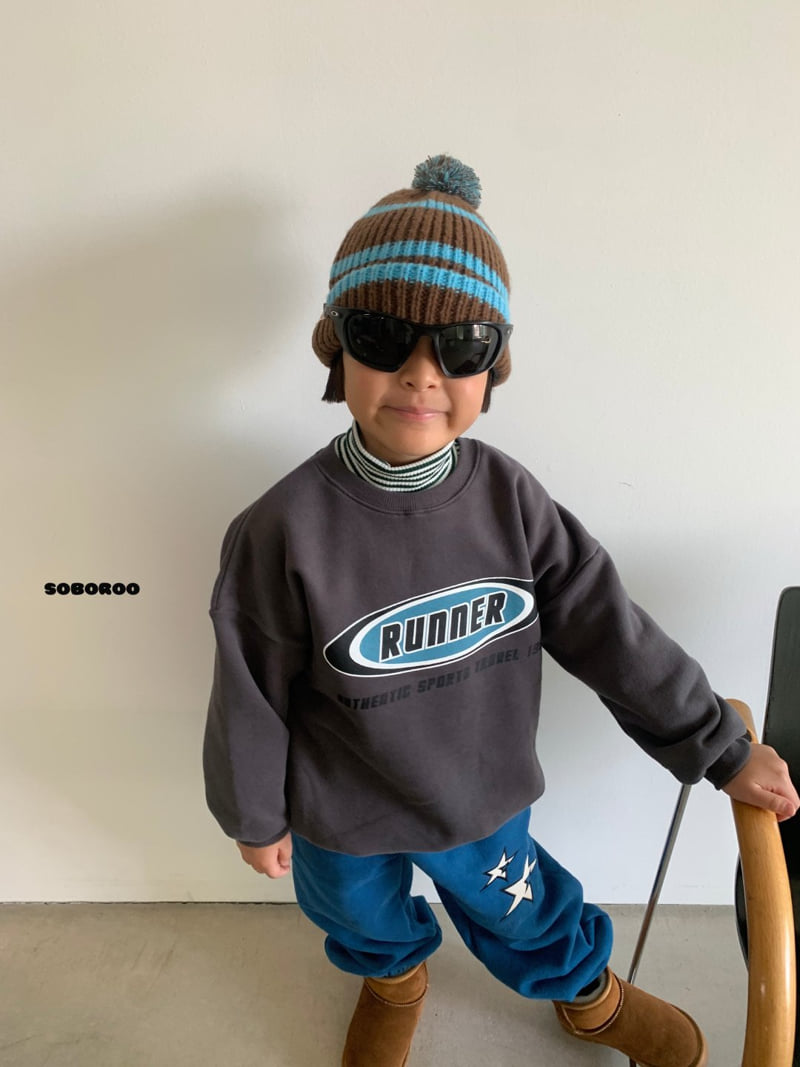 Soboroo - Korean Children Fashion - #todddlerfashion - Runner Sweatshirt - 4