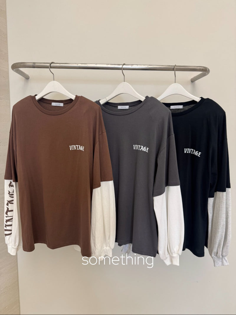 Something - Korean Women Fashion - #momslook - Layered Tee