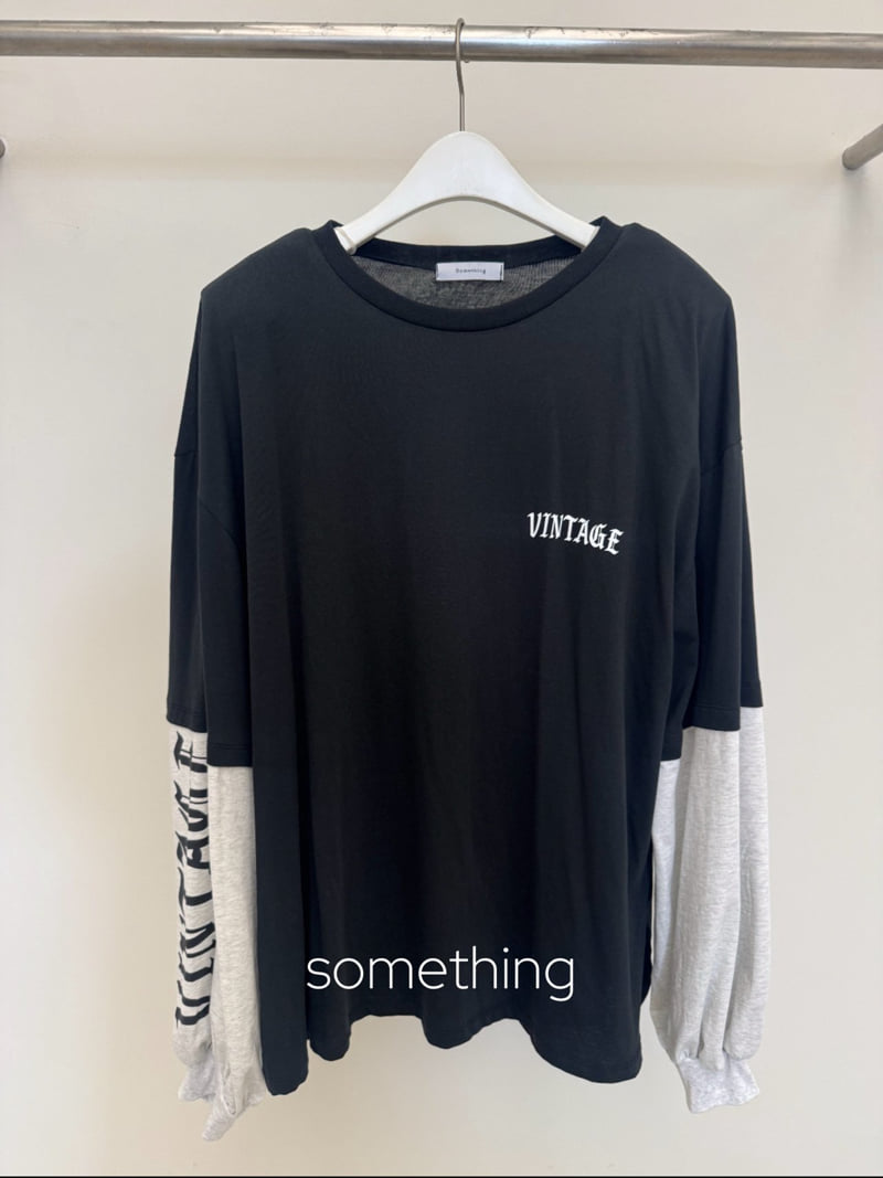 Something - Korean Women Fashion - #momslook - Layered Tee - 3