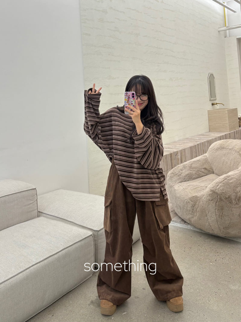 Something - Korean Women Fashion - #momslook - Almond Tee - 8