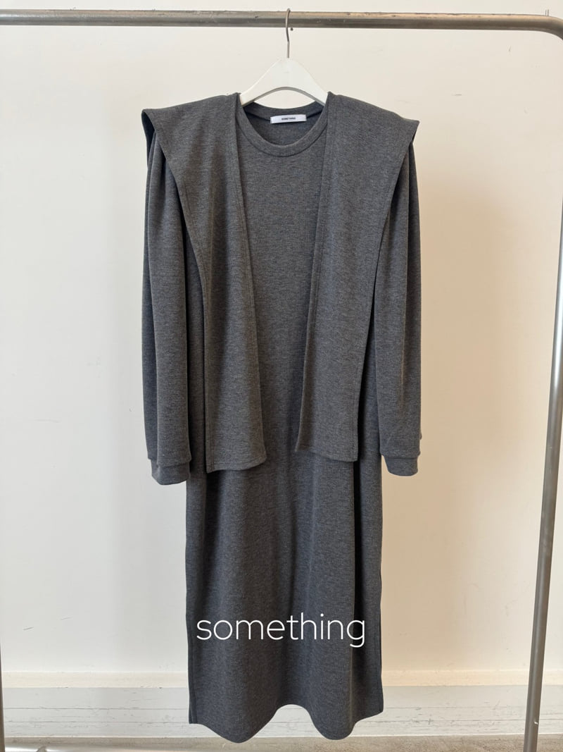 Something - Korean Women Fashion - #momslook - Cream One-piece - 2