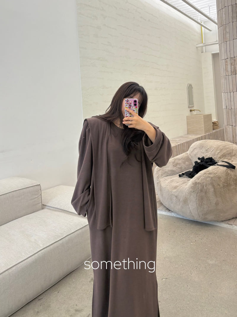 Something - Korean Women Fashion - #momslook - Cream One-piece - 8