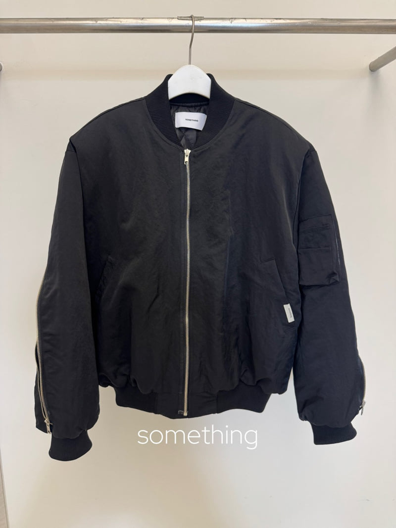 Something - Korean Women Fashion - #restrostyle - Rex Bomber Jacket - 4