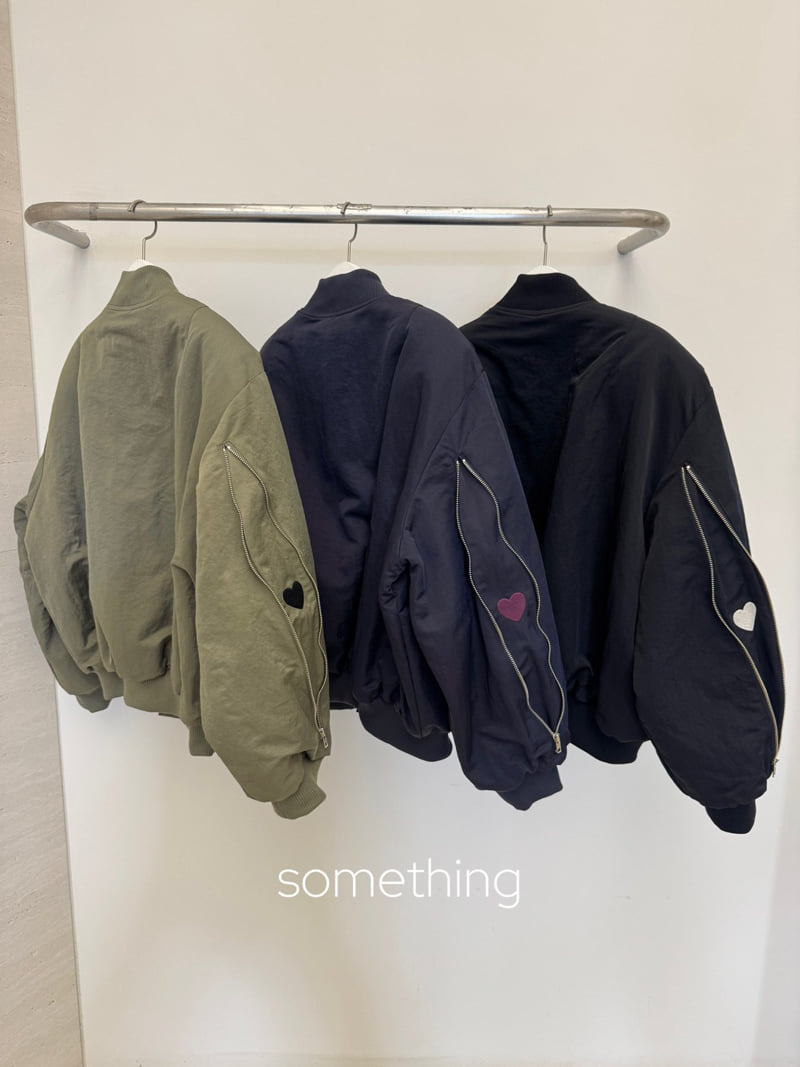 Something - Korean Women Fashion - #shopsmall - Rex Bomber Jacket - 5
