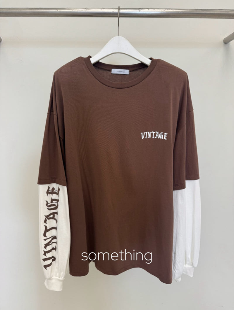Something - Korean Women Fashion - #momslook - Layered Tee - 4