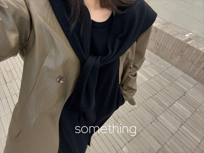 Something - Korean Women Fashion - #womensfashion - V Glossy Jacket - 6