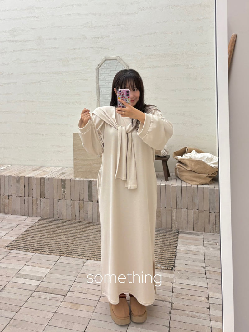 Something - Korean Women Fashion - #womensfashion - Cream One-piece - 11