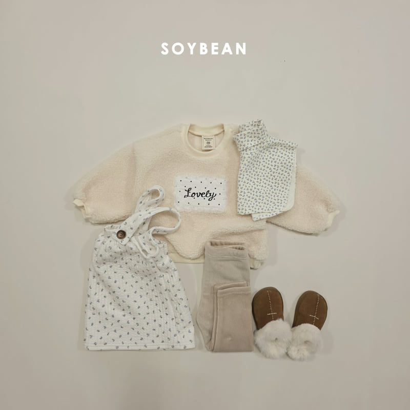 Soybean - Korean Baby Fashion - #babygirlfashion - Quilted Suspender One-piece - 7