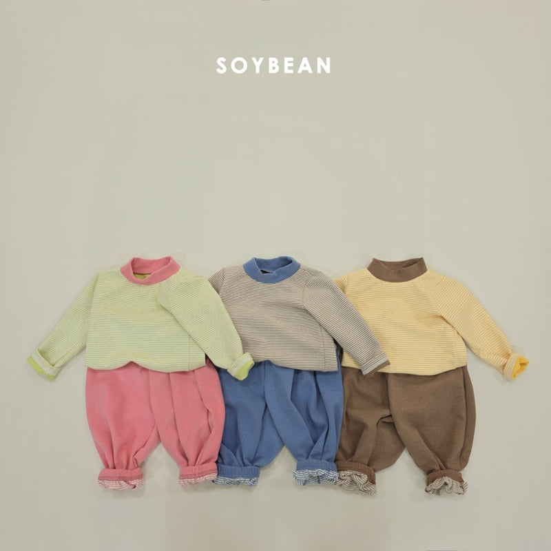 Soybean - Korean Baby Fashion - #babygirlfashion - Bonbon Stripe Set