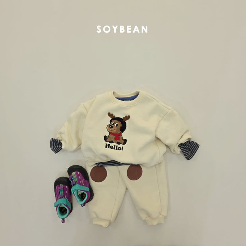 Soybean - Korean Baby Fashion - #babylifestyle - Hello Bouclé Rudolph Set - 3