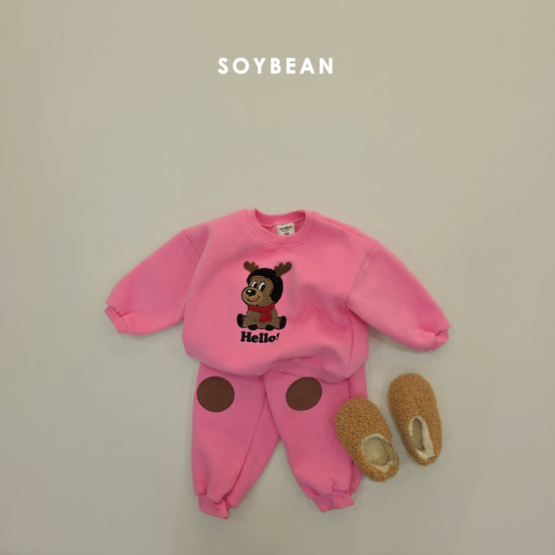 Soybean - Korean Baby Fashion - #babylifestyle - Hello Bouclé Rudolph Set - 4